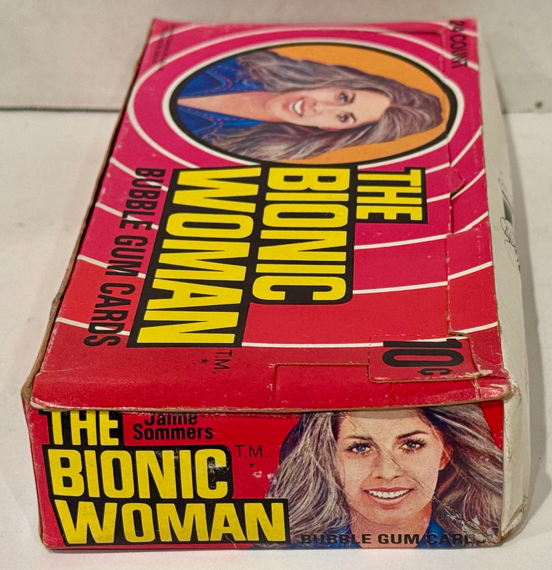 1976 Donruss The Bionic Woman Vintage Wax Trading Card Box Full 24 Packs - TvMovieCards.com