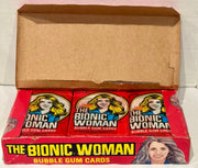 1976 Donruss The Bionic Woman Vintage Wax Trading Card Box Full 24 Packs - TvMovieCards.com