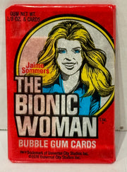 1976 Donruss The Bionic Woman Vintage Wax Trading Card Box Full 24 Packs - TvMovieCards.com