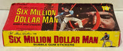 1975 Donruss Six Million Dollar Man Vintage Wax Trading Card Box Full 24 Packs - TvMovieCards.com