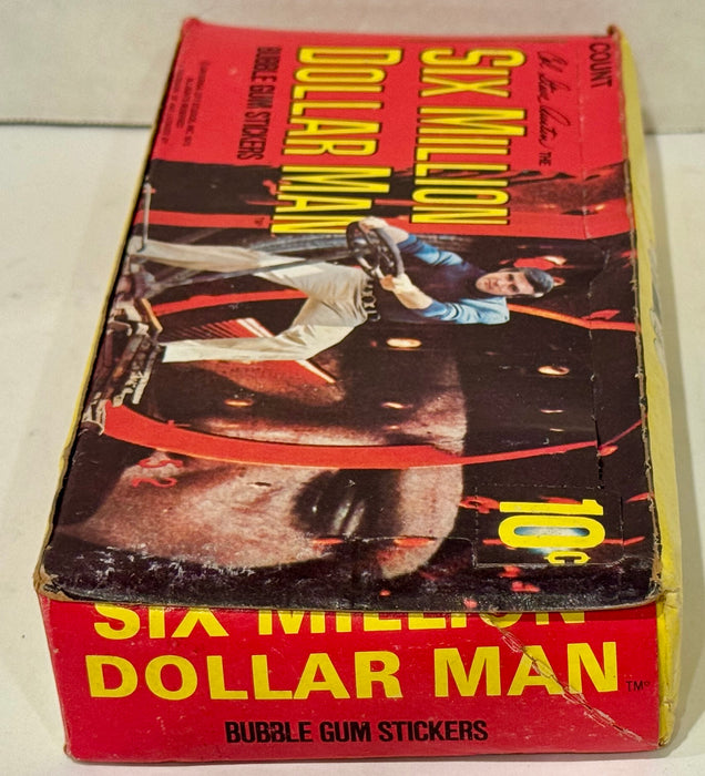 1975 Donruss Six Million Dollar Man Vintage Wax Trading Card Box Full 24 Packs - TvMovieCards.com