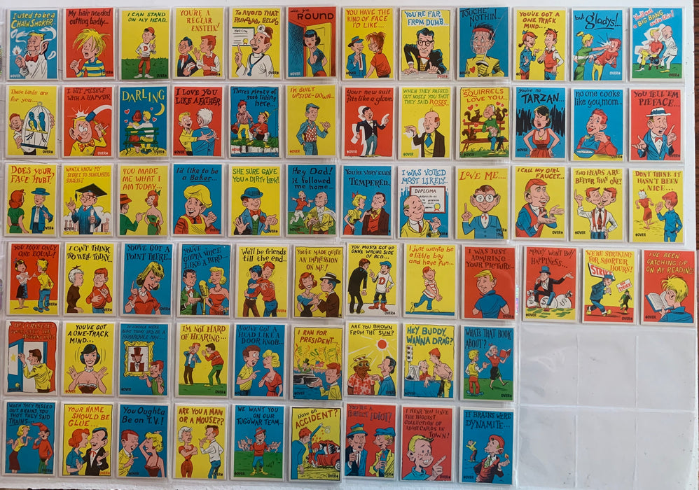 1961 Donruss Vintage Idiot Trading Card Set complete set 66 Cards  (1-66)