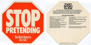 1985 Harley Davidson FXRT Sport Glide "Stop Pretending" Dealer Hang Tag Display   - TvMovieCards.com