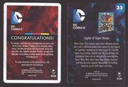 2012 DC Comics The New 52 Base Card Printing Plate 1/1 #33 Legion of Super Heroe - TvMovieCards.com