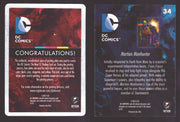 2012 DC Comics The New 52 Base Card Printing Plate 1/1 #34 Martian Manhunter Yel - TvMovieCards.com
