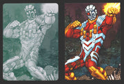 2012 DC Comics The New 52 Base Card Printing Plate 1/1 #16 Deadshot Cyan   - TvMovieCards.com