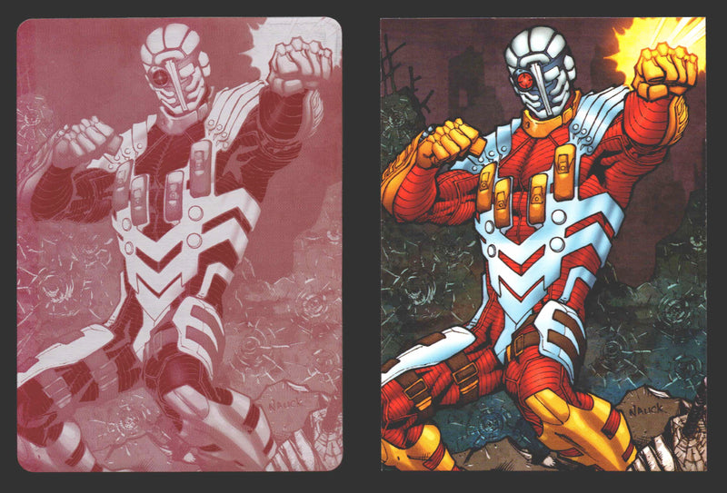 2012 DC Comics The New 52 Base Card Printing Plate 1/1 #16 Deadshot Magenta   - TvMovieCards.com