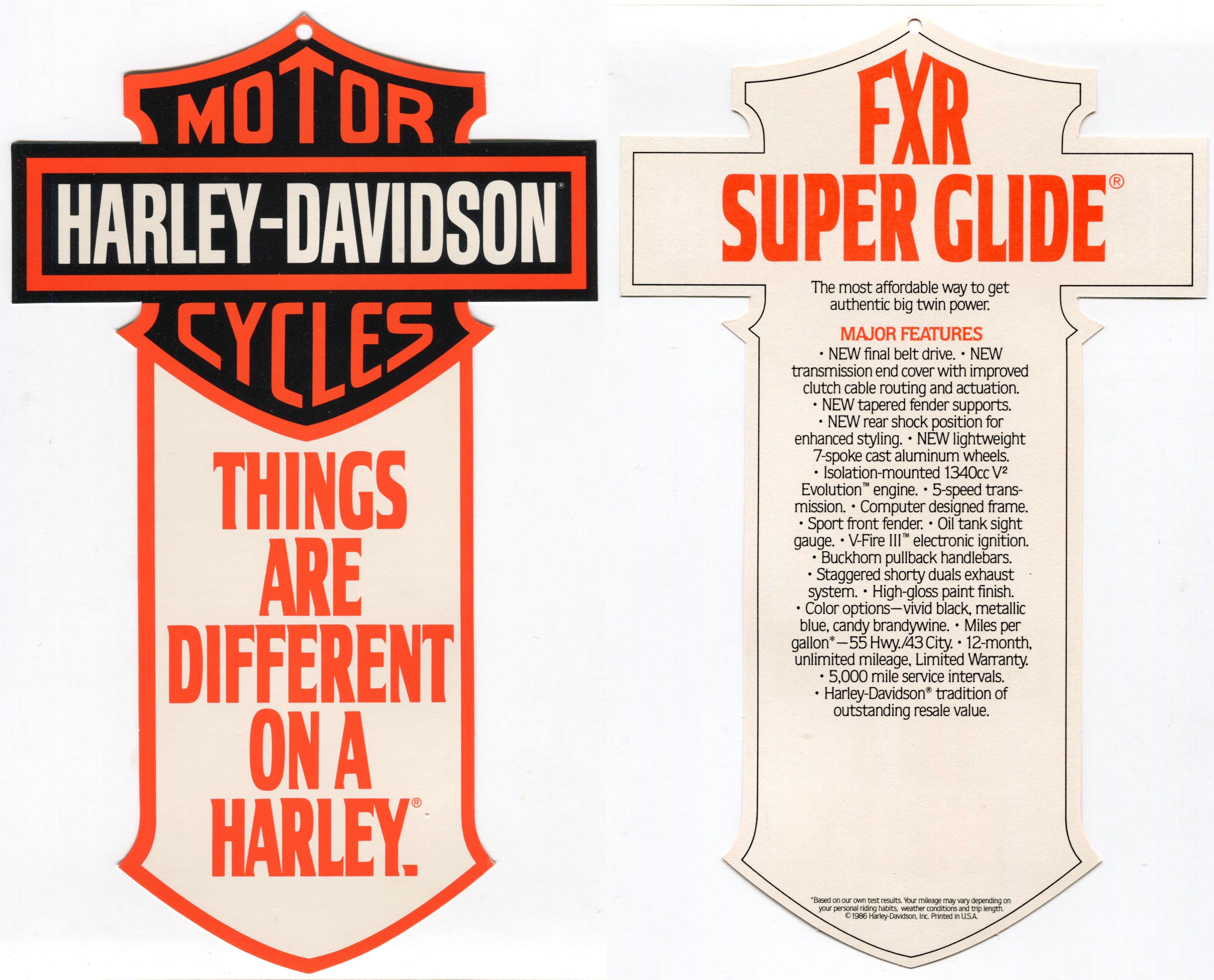 1986 Harley Davidson FXR Super Glide 