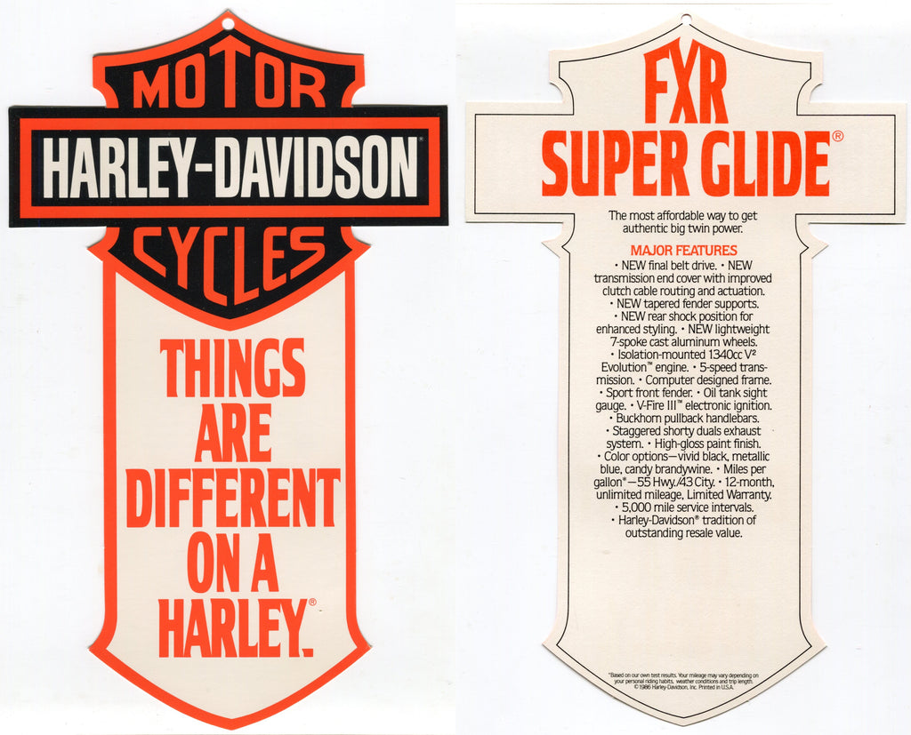 1986 Harley Davidson FXR Super Glide 