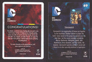 2012 DC Comics The New 52 Base Card Printing Plate #49 Stormwatch Yellow   - TvMovieCards.com