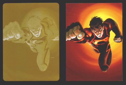 2012 DC Comics The New 52 Base Card Printing Plate #51 Superboy Yellow   - TvMovieCards.com