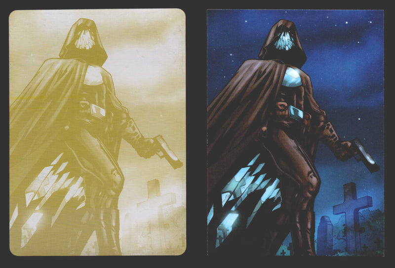 2012 DC Comics The New 52 Base Card Printing Plate 1/1 #37 Mirror Yellow   - TvMovieCards.com