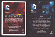 2012 DC Comics The New 52 Base Card Printing Plate 1/1 #37 Mirror Yellow   - TvMovieCards.com