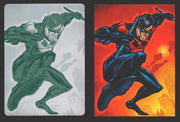 2012 DC Comics The New 52 Base Card Printing Plate 1/1 #39 Nightwing Black   - TvMovieCards.com
