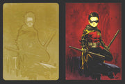 2012 DC Comics The New 52 Base Card Printing Plate #44 Robin Yellow   - TvMovieCards.com