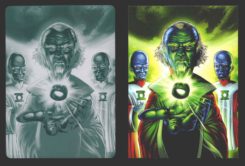 2012 DC Comics The New 52 Base Card Printing Plate #57 Guardians of the Universe   - TvMovieCards.com