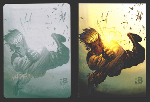 2012 DC Comics The New 52 Base Card Printing Plate 1/1 #24 Grifter Black   - TvMovieCards.com