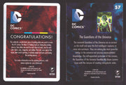 2012 DC Comics The New 52 Base Card Printing Plate #57 Guardians of the Universe   - TvMovieCards.com
