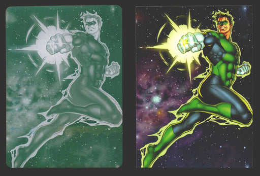 2012 DC Comics The New 52 Base Card Printing Plate 1/1 #25 Hal Jordan Cyan   - TvMovieCards.com