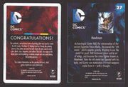 2012 DC Comics The New 52 Base Card Printing Plate 1/1 #27 Hawkman Yellow   - TvMovieCards.com
