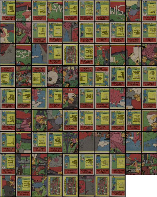 The Simpsons Vintage Trading Card Set 88 Cards Topps 1990 TV Show - TvMovieCards.com