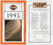 1995 Harley Davidson FLHTC Ultra Classic Electra Glide Dealer Showroom Hang Tag   - TvMovieCards.com