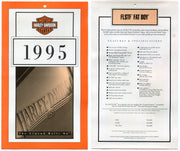 1995 Harley Davidson FLSTF Fat Boy Dealer Showroom Hang Tag   - TvMovieCards.com