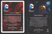 2012 DC Comics The New 52 Base Card Printing Plate 1/1 #34 Martian Manhunter Bla - TvMovieCards.com