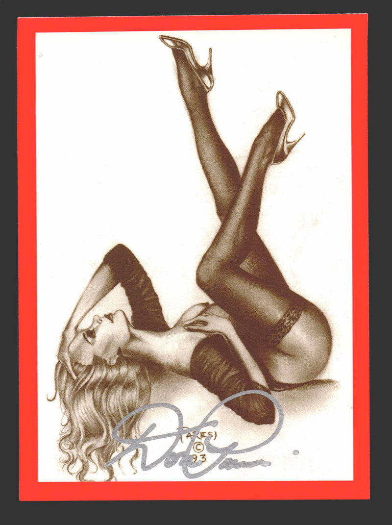 1994 Vampires and Vixens Don Paresi Signed Trading Card #65 Platinum Blonde - TvMovieCards.com