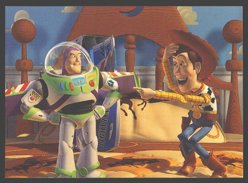 Toy Story Series 1 Disney Movie Woody & Buzz Lightyear S1 Promo Card Skybox 1995 - TvMovieCards.com
