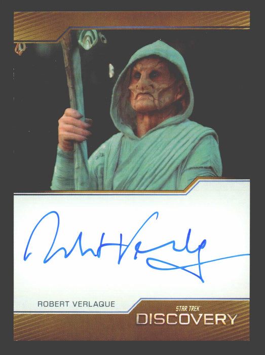 2025 Star Trek Discovery Season 5 Robert Verlaque Incentive Box Autograph Card - TvMovieCards.com