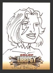 2011 CBLDF Liberty Artist Sketch Trading Card by Wilson Ramos Jr   - TvMovieCards.com