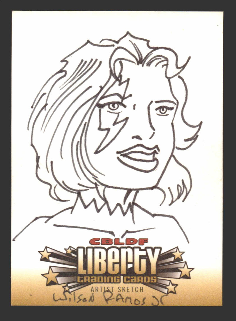 2011 CBLDF Liberty Artist Sketch Trading Card by Wilson Ramos Jr   - TvMovieCards.com