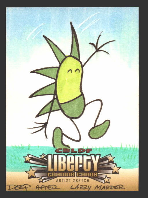 2011 Cryptozoic CBLDF Liberty Artist Sketch Trading Card by George Deep - TvMovieCards.com