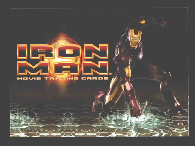2008 Iron Man Movie #1 Title Trading Card Checklist Rittenhouse Archives