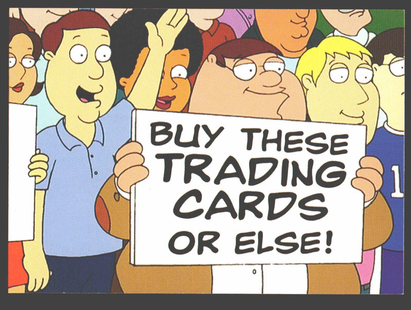2005 Family Guy TV Show Season 2 Promo Card P3 Inkworks