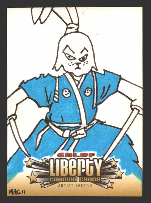 2011 Cryptozoic CBLDF Liberty Artist Sketch Trading Card by Mickey Clausen MAC - TvMovieCards.com