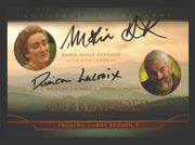Outlander Season 5 MKDL Maria Doyle Kennedy & Duncan Lacroix Autograph Card - TvMovieCards.com