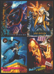 1996 Spiderman Premium Eternal Evil Uncut 4 Card Promo Sheet Fleer Ultra   - TvMovieCards.com