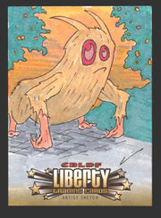 2011 CBLDF Comic Book Legal Defense Fund Liberty Artist Sketch Trading Card   - TvMovieCards.com