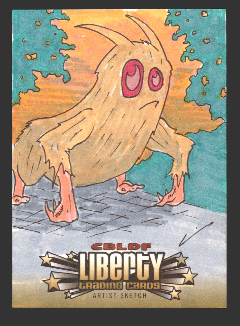 2011 CBLDF Comic Book Legal Defense Fund Liberty Artist Sketch Trading Card   - TvMovieCards.com