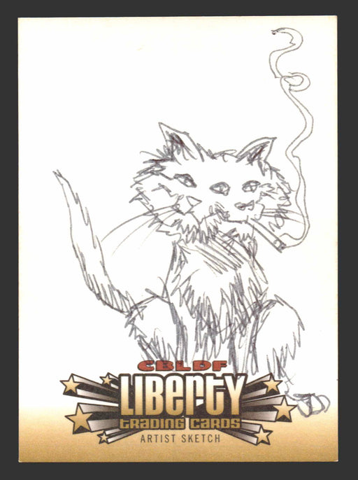2011 CBLDF Comic Book Legal Defense Fund Liberty Artist Sketch Trading Card - TvMovieCards.com