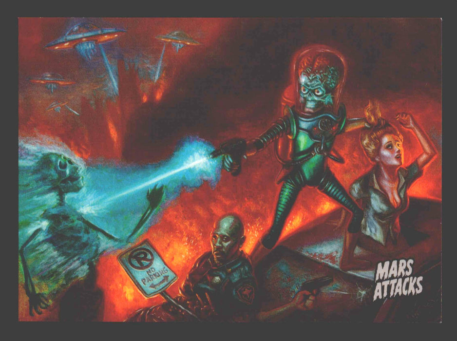 2013 Mars Attacks Invasion Begins San Diego Comic Con SDCC Promo Card #0