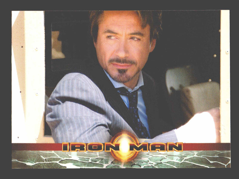 2008 Iron Man Movie #2 Trading Card - Billionaire Tony Stark Robert Downey Jr