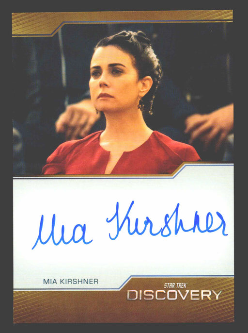 2025 Star Trek Discovery Season 5 Mia Kirshner Incentive Box Autograph Card - TvMovieCards.com