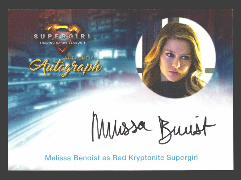 Supergirl Season 1 Melissa Benoist as Kara Danvers Autograph Card Limited MB3 - TvMovieCards.com
