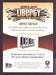 2011 CBLDF Comic Book Legal Defense Fund Liberty Artist Sketch Trading Card - TvMovieCards.com