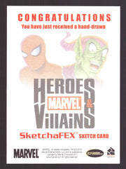 The Avengers Silver Age Heroes & Villains Artist Sketch Card by Fernando Gil - TvMovieCards.com