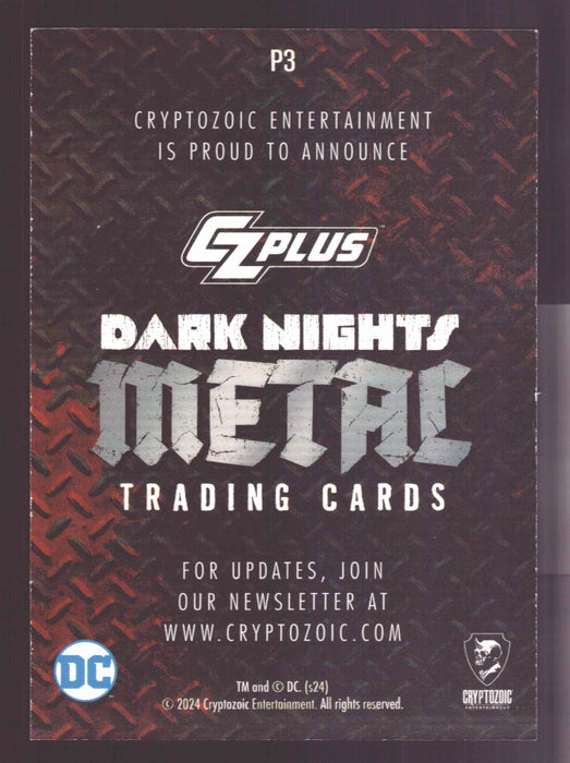 2024 Dark Nights Metal Promo Trading Card P3 Philly Non Sport Show - TvMovieCards.com