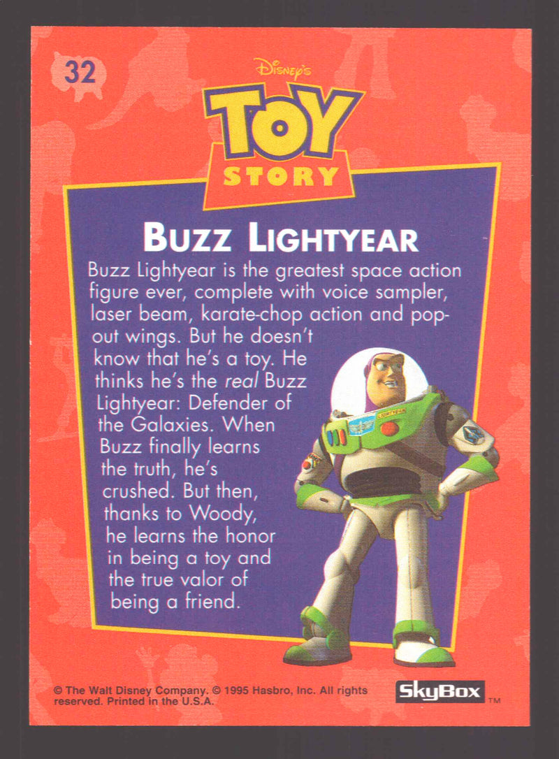 1995 Skybox Toy Story Series 1 Disney Movie 8 Rookie Card Set Buzz Woody - TvMovieCards.com